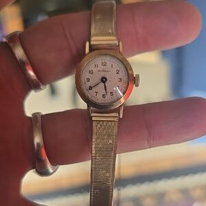Women’s Gold-Tone Vintage Bracelet Watch